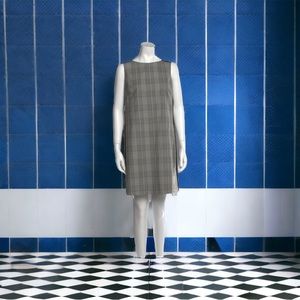Alice + Olivia Dress
Grey & Black Plaid 
Size 12